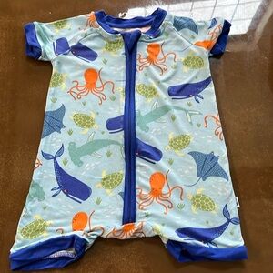 Little sleepies shorty Marine life 3-6